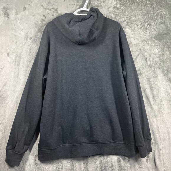 Burton Hoodie Mens Size XL Gray Purple Vertical Full-Zip Snowboard Cotton Y2K - Picture 3 of 12